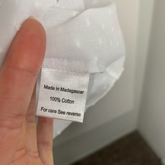 Hill House Home Athena Nap Dress Sheer White Swiss Dot Womens New Small - Picture 13 of 16